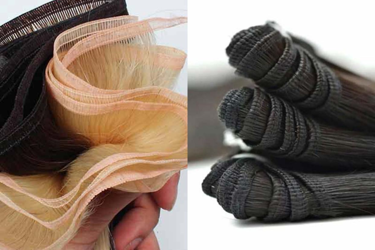 Flat Silk Weft Hair Vs. Hand-Tied Vs