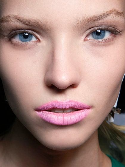 Bright pink shade lipstick color