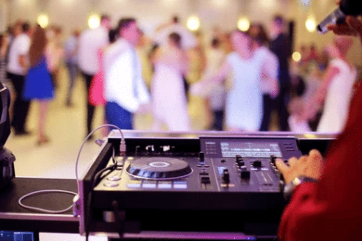 Wedding Reception Started with A DJ