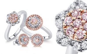 Pink diamonds jewellery