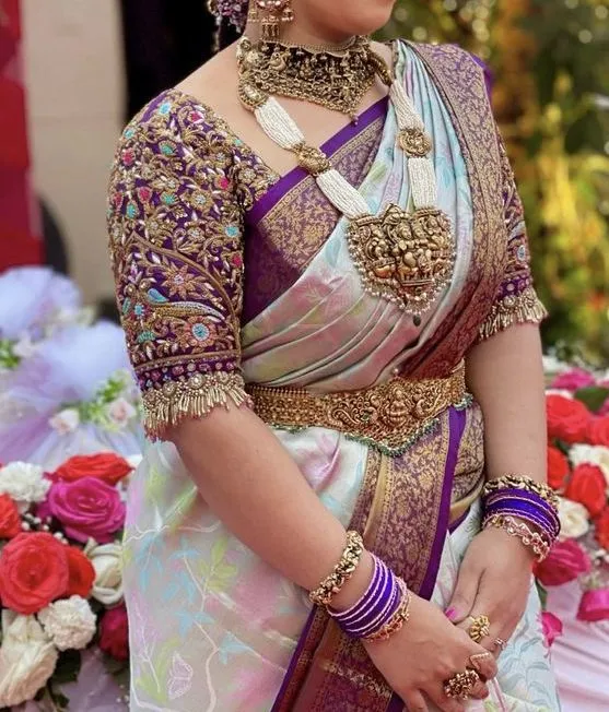 Bridal Heavy Aari Work Wedding Wear Blouse Design