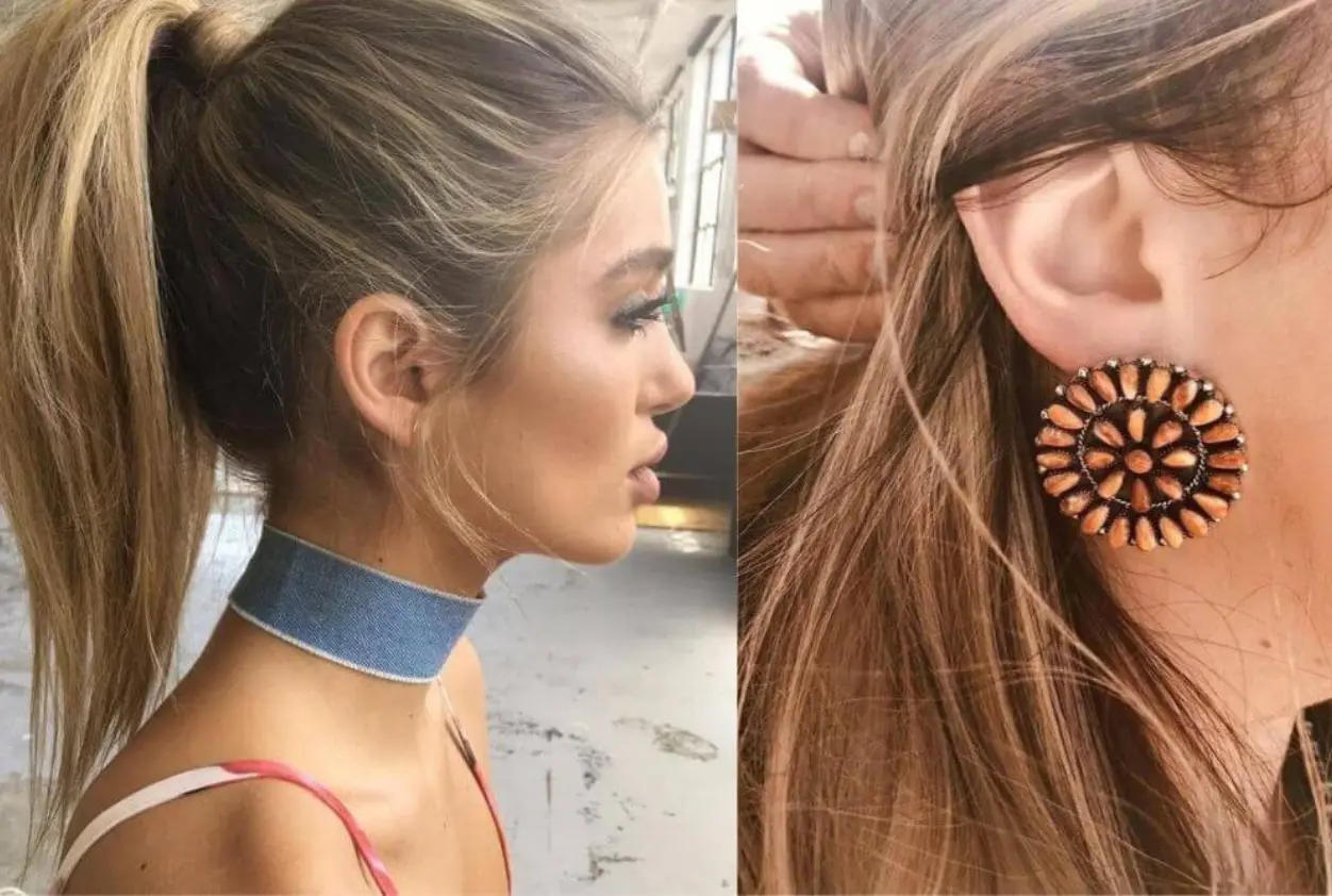 earrings as per your hairstyle