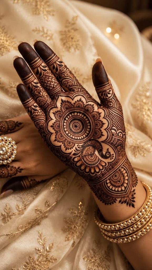 Arabic Mandala Fusion Mehndi Designs