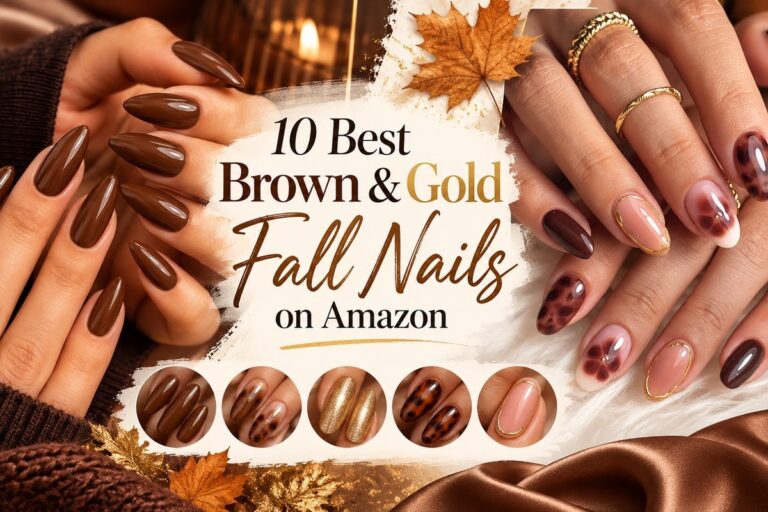 10 Best Brown & Gold Fall Nails on Amazon India for a Cozy Autumn Manicure